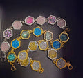 Bracelet - linked hexagons